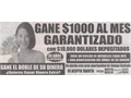GANE COMMISIONES GRANDES PONIIEDO ESTE ANNUNCIO EN TIENDAS DE SWAP MEET MERCADOS Y EN EL CLAS